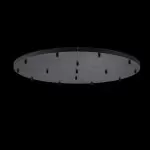 LP764-R15BK Baza rotunda 15 fire Thin Lampardi H4cm D80cm black - img 8