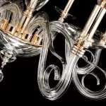 CLN115-8 Lustra Abrasso Cellini 8x40wE14/H75-125cm D73cm - img 8
