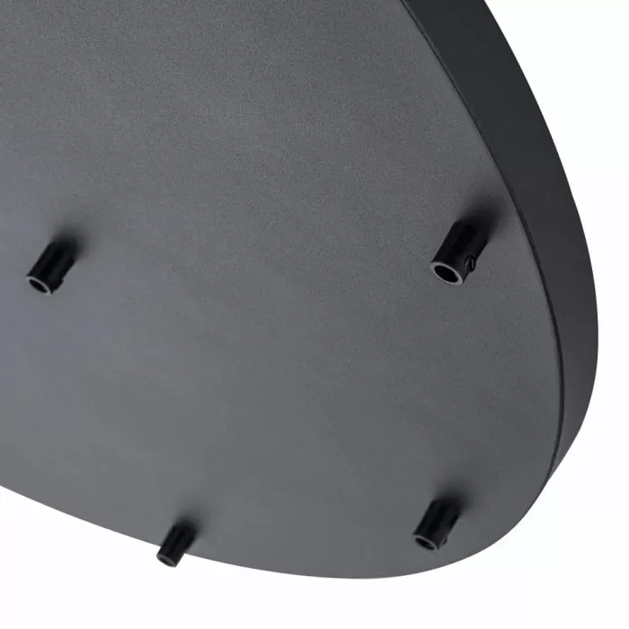 LP764-R15BK Baza rotunda 15 fire Thin Lampardi H4cm D80cm black - img 7
