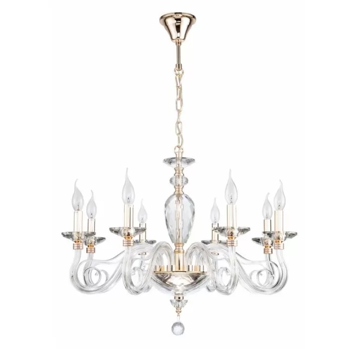 CLN115-8 Lustra Abrasso Cellini 8x40wE14/H75-125cm D73cm - img 3