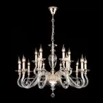 CLN115-15 Lustra Abrasso Cellini 15x40w E14/H80-150cm D85cm - img 2