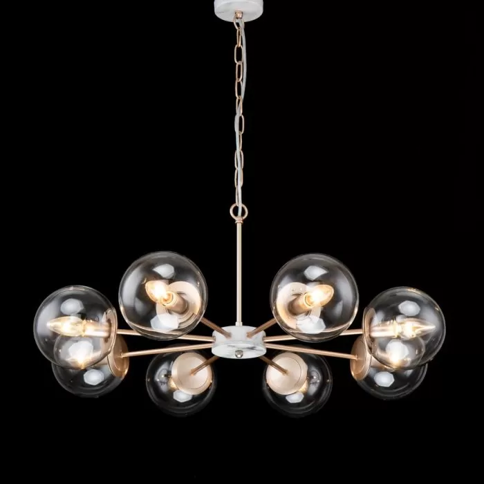 LP479-8 Lustra Marble Lampardi 8x40w E14/H50-120cm D78cm - img 2