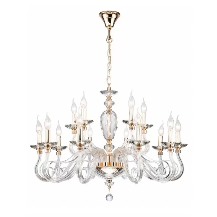 CLN115-15 Lustra Abrasso Cellini 15x40w E14/H80-150cm D85cm - img 1