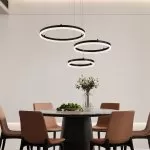 FL634-3 Lustra Circle Flitz BK+FR 3000K-6000K D815x500x1000  - img 2