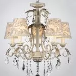 LP286-5 Lustra Velluto Lampardi 5x40w E14/ H60-105cm D55cm - img 2
