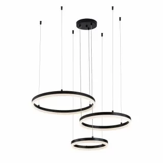 FL634-3 Lustra Circle Flitz BK+FR 3000K-6000K D815x500x1000 