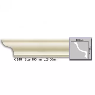 K248 Cornisa neted Harmony 70 x 70 x 2400