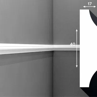 M002 (MX002) (IDM18-W)(M215)Molding duropolimer 40*17*2000mm Cosca (25 buc-1 cutie)