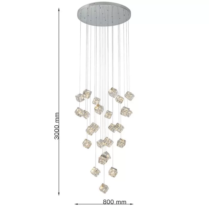 LP129-25CH Lustra Stair Lampardi  - img 3