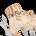 LP212-5 Lustra Cannelita Lampardi 5x40w E14/ H34-100cm D56cm - img 9