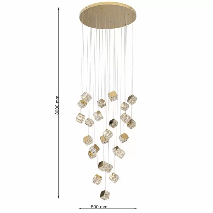 LP129-25GD Lustra Stair Lampardi  - img 3