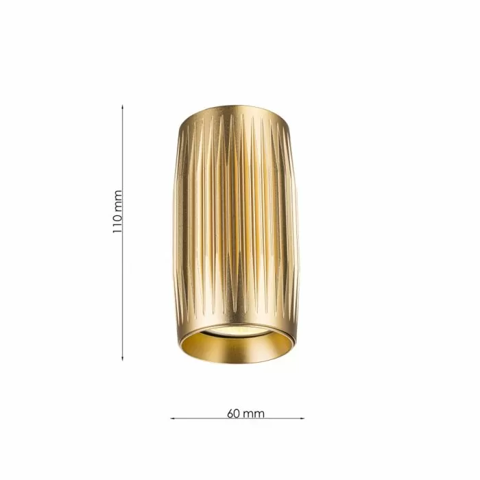 LP760-1C Spot Riflet Lampardi D60*110mm/IP20 GU10 oxidgold - img 3