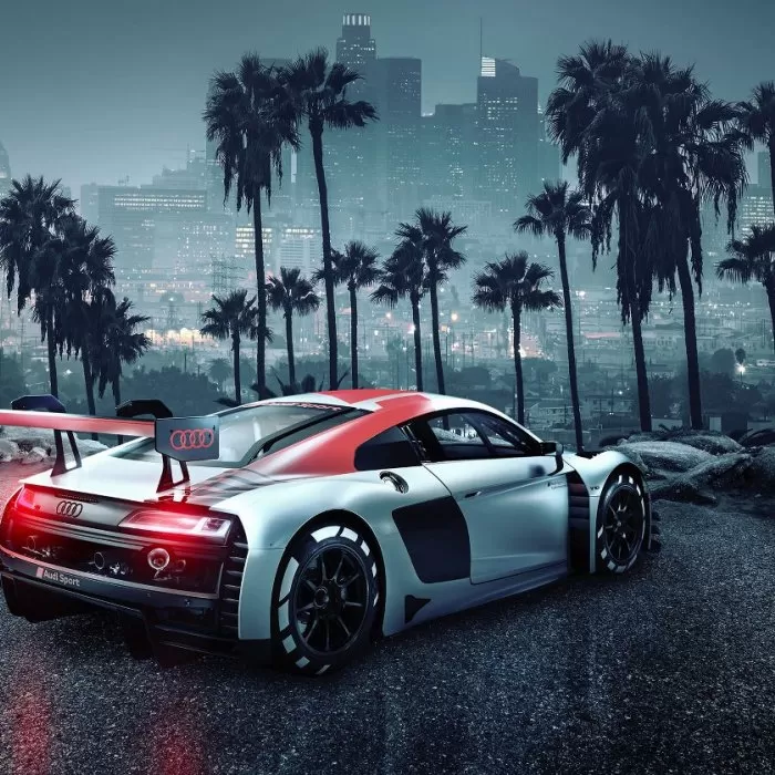 8-742 Audi R8 L.A. 368x254 cm - img 1