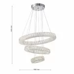 LP125-D60+40+20 Lustra Crysto Lampardi  - img 3