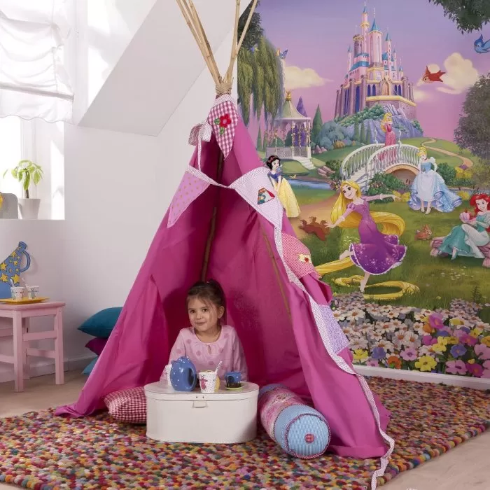 4-4026 Disney Princess Sunset 184*254cm - img 2