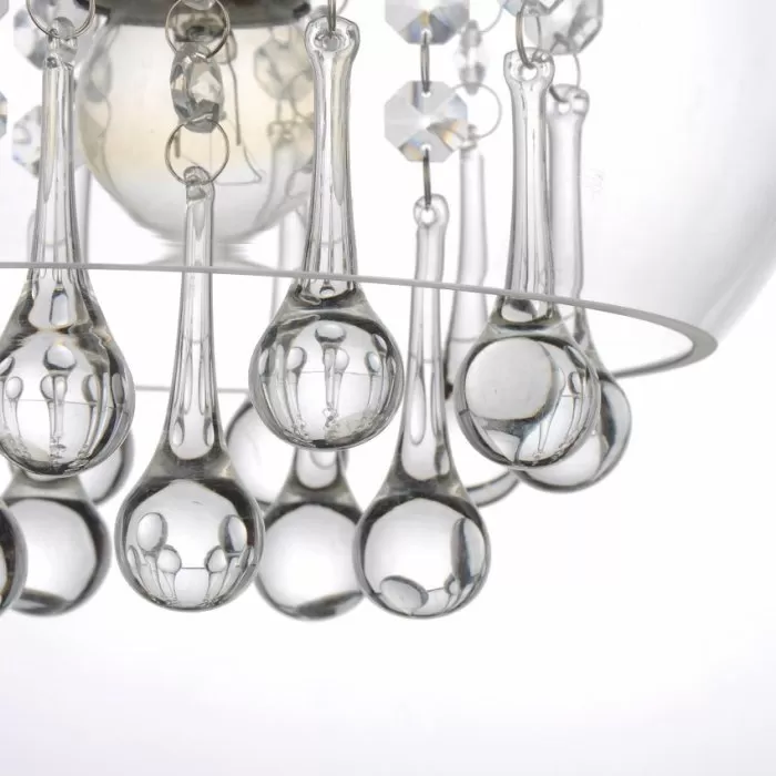 LP525-D20 Suspensie Fabiola Lampardi 1x60w E27/ H20-120cm D20cm - img 2