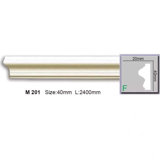 M128 (AC258) Molding ornament Harmony 53x19x2400 - img 2