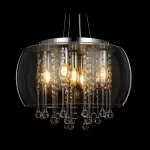 LP525-D40 Suspensie Fabiola Lampardi 5x40w E14/ H30-120cm D40cm - img 1