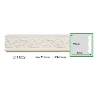 CR632-8(CR732) Molding ornament Gaudi Decor 110x20x2440