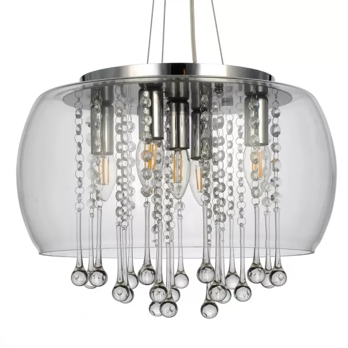 LP525-D40 Suspensie Fabiola Lampardi 5x40w E14/ H30-120cm D40cm - img 2