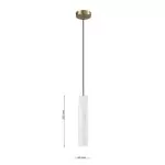 LP5199-1P Suspensie white MARBLE Lampardi - img 3
