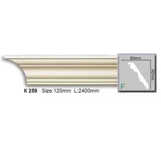 K259 (AB189) Cornisa neted Harmony 90x80x2400