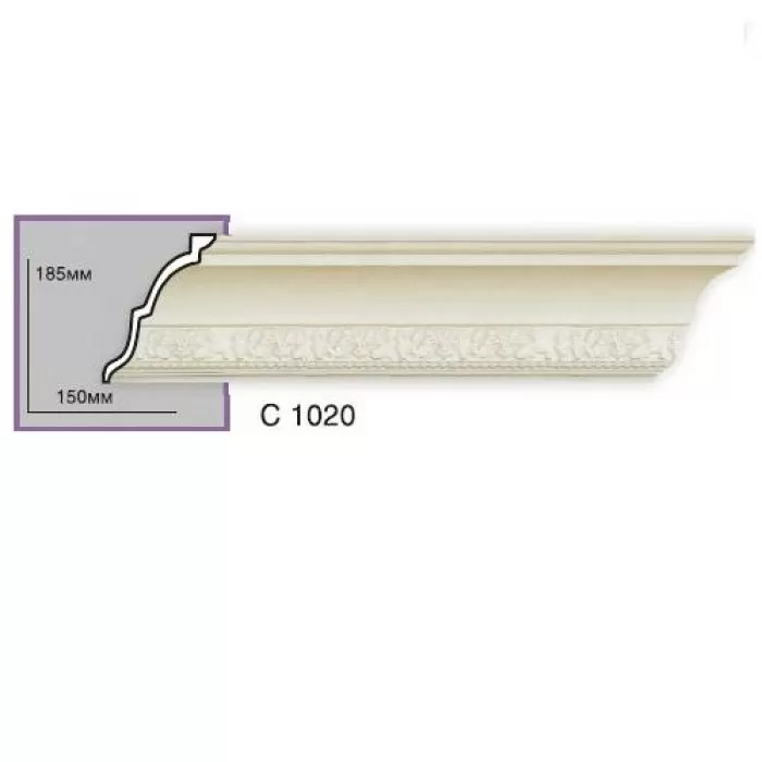 C1020-8 Cornisa cu ornament Gaudi Decor 150x185x244 - img 1