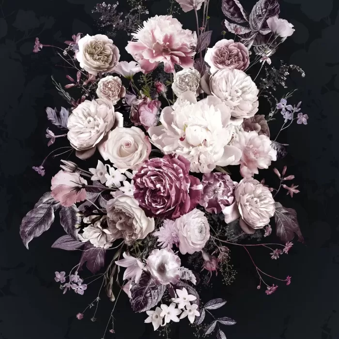 X4-1018 Bouquet Noir 200*250cm - img 1