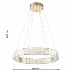 LP127-D60P Lustra Crysto Lampardi  - img 3