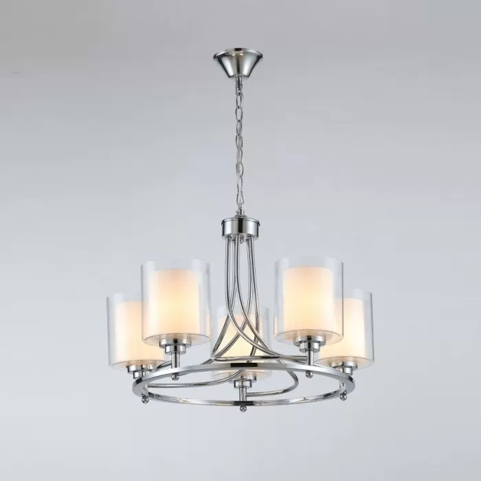 LP526-5 Lustra Milton Lampardi 5x40w E27/ H40-110cm D50cm - img 2