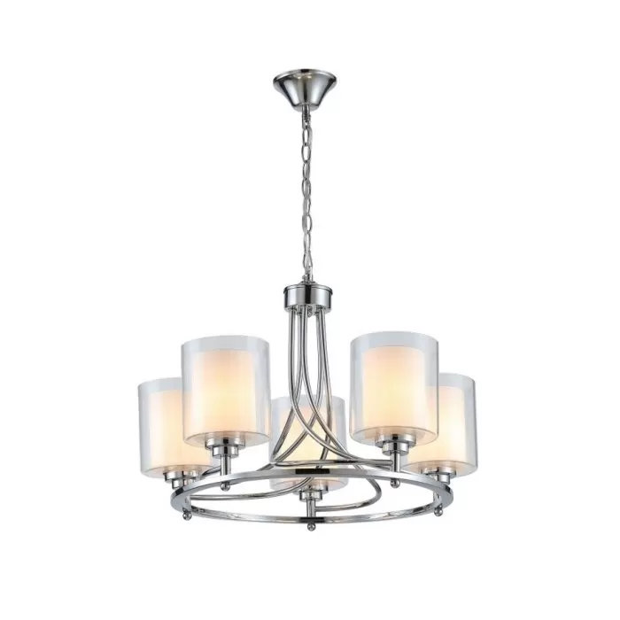 LP526-5 Lustra Milton Lampardi 5x40w E27/ H40-110cm D50cm - img 1