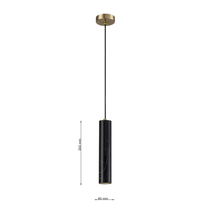 LP5200-1P Suspensie black MARBLE Lampardi - img 3