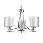 LP526-3 Lustra Milton Lampardi 3x60w E27/ H40-110cm D45cm - img 3
