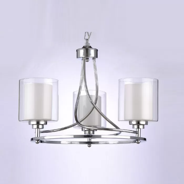 LP526-3 Lustra Milton Lampardi 3x60w E27/ H40-110cm D45cm - img 4