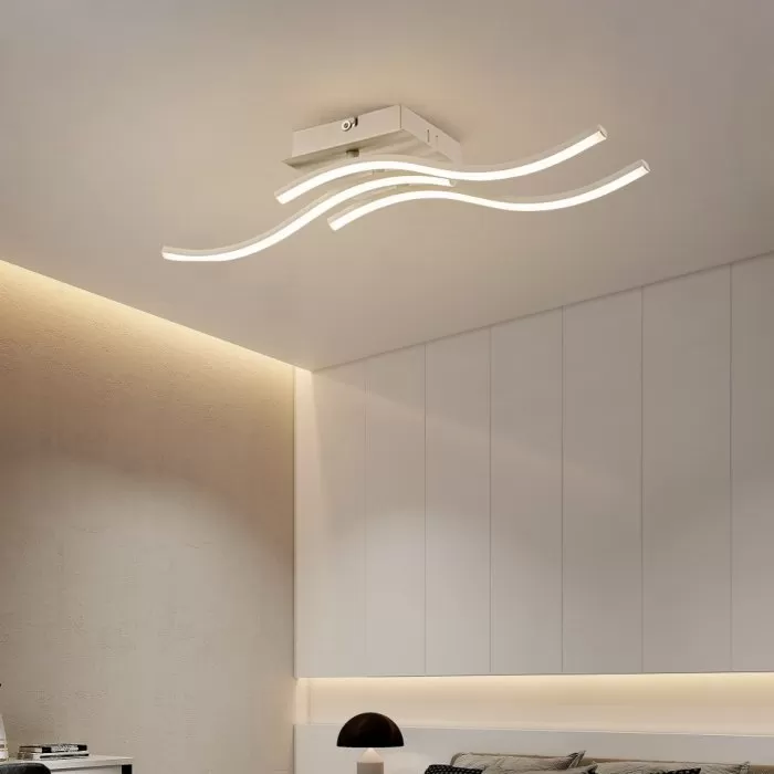 FL6006-C Lustra Wave WH Flitz 34.55W 600x160x100mm - img 2